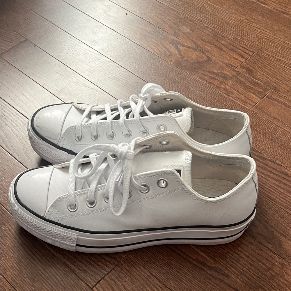 Converse White Low-Top Sneakers
